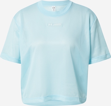 T-shirt fonctionnel UNDER ARMOUR en bleu : devant