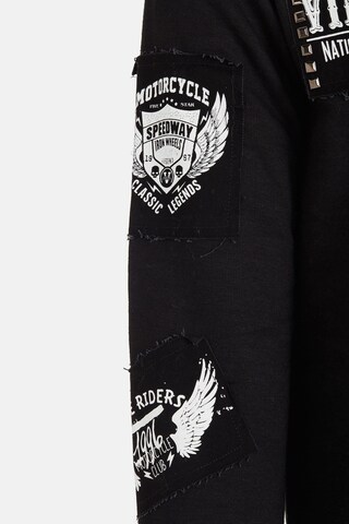 CIPO & BAXX Zip-Up Hoodie in Black