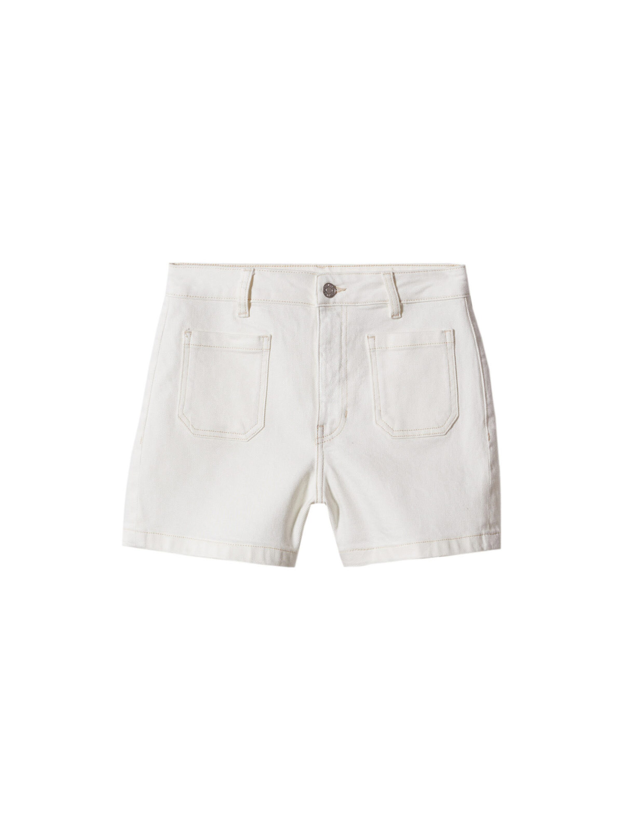 MANGO Regular Дънки в бежово: отпред