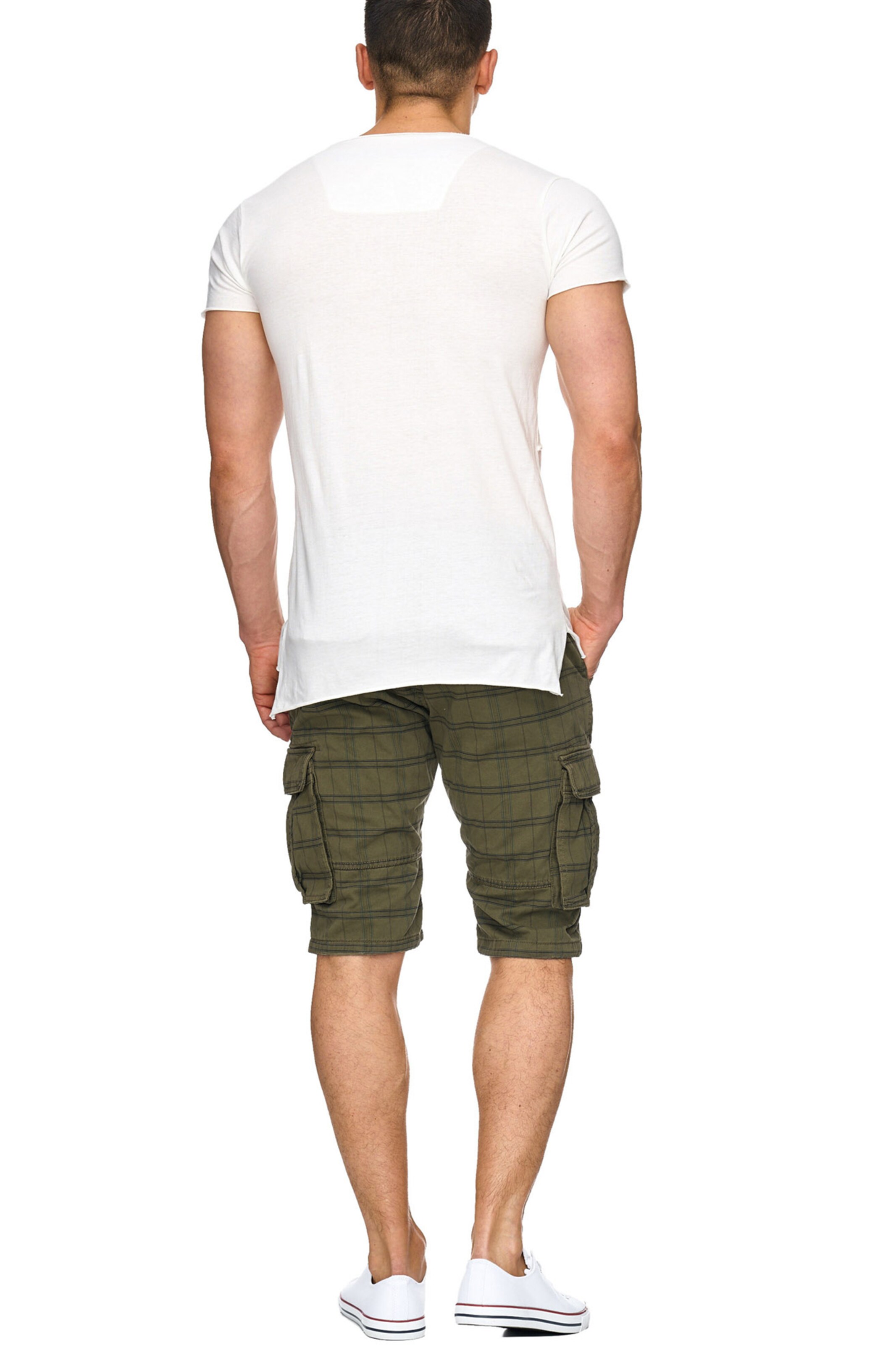 INDICODE JEANS Regular Cargo in Grün