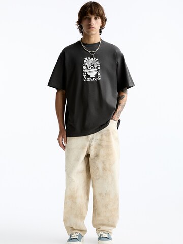 Pull&Bear T-Shirt in Schwarz