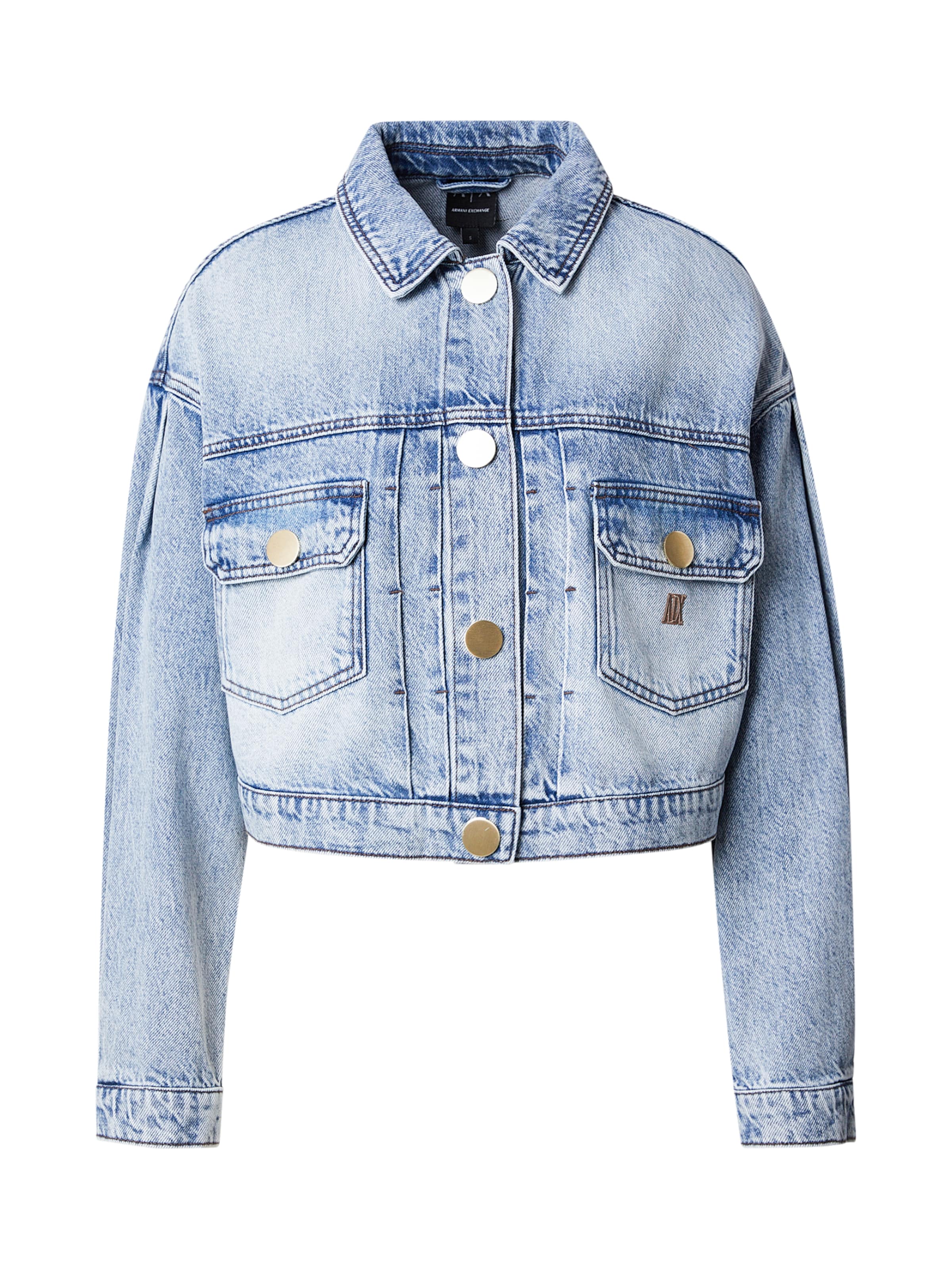 ARMANI EXCHANGE Between-Season Jacket in Blue denim, Item view