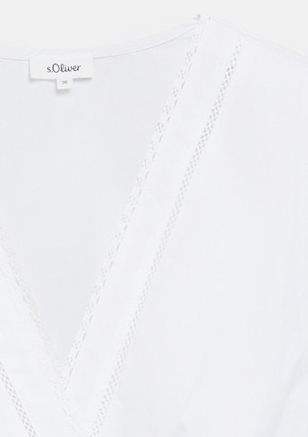 Blouse folklorique s.Oliver en blanc