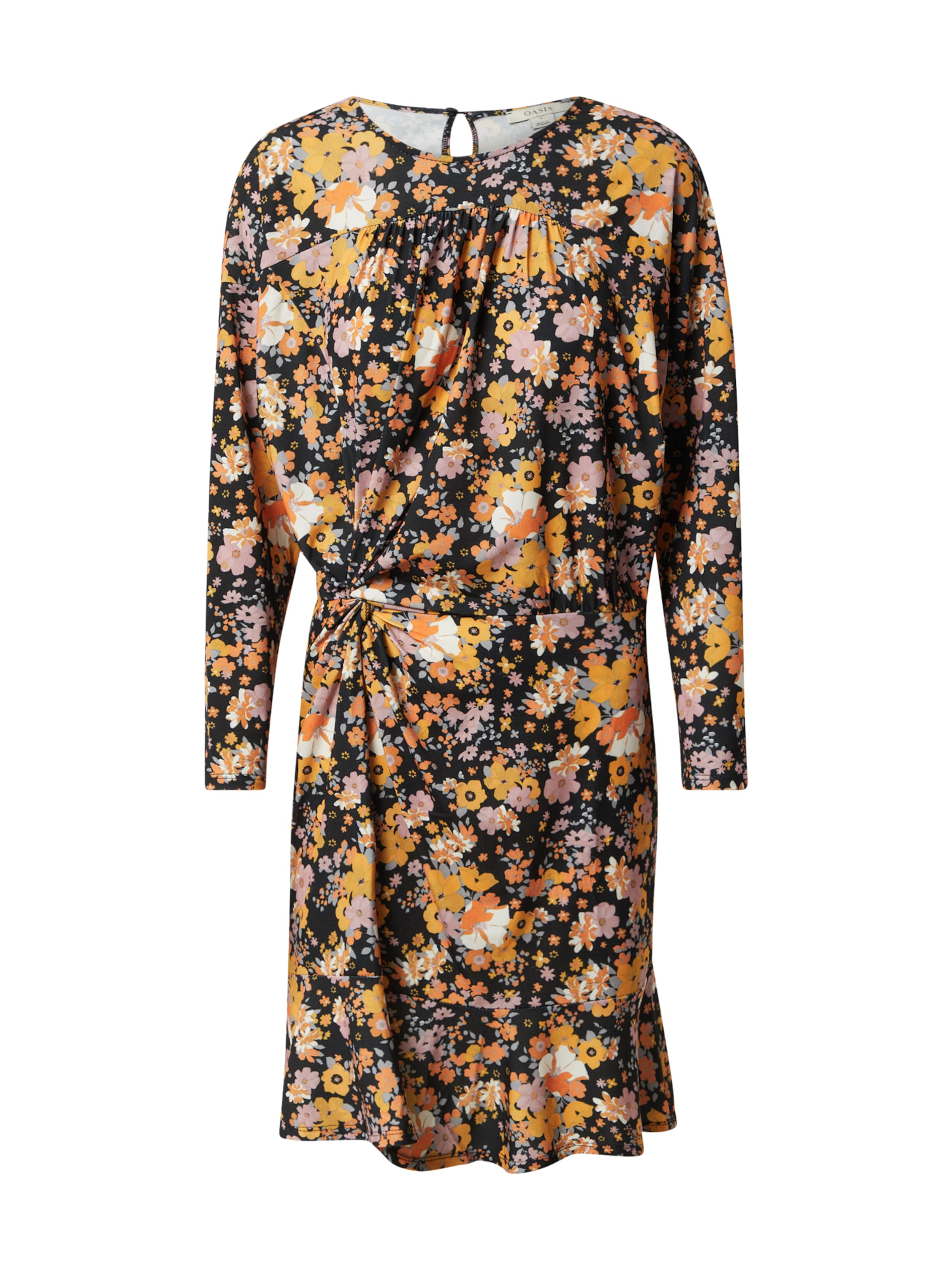 Oasis Φόρεμα 'Slinky' σε μαύρο: μπροστά