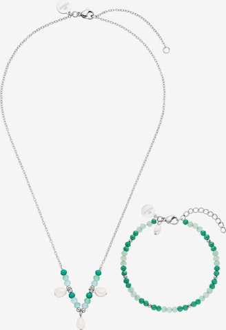 PURELEI Jewelry Set 'Mahina Club Beach Breeze' in Silver: front