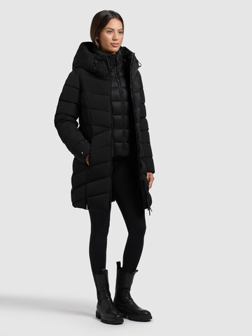 khujo Winter Coat 'Dier' in Black
