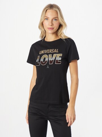 T-shirt PATRIZIA PEPE en noir : devant