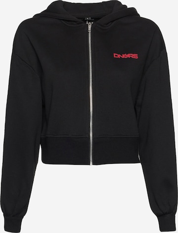 Dangerous DNGRS Sweat jacket in Black: front