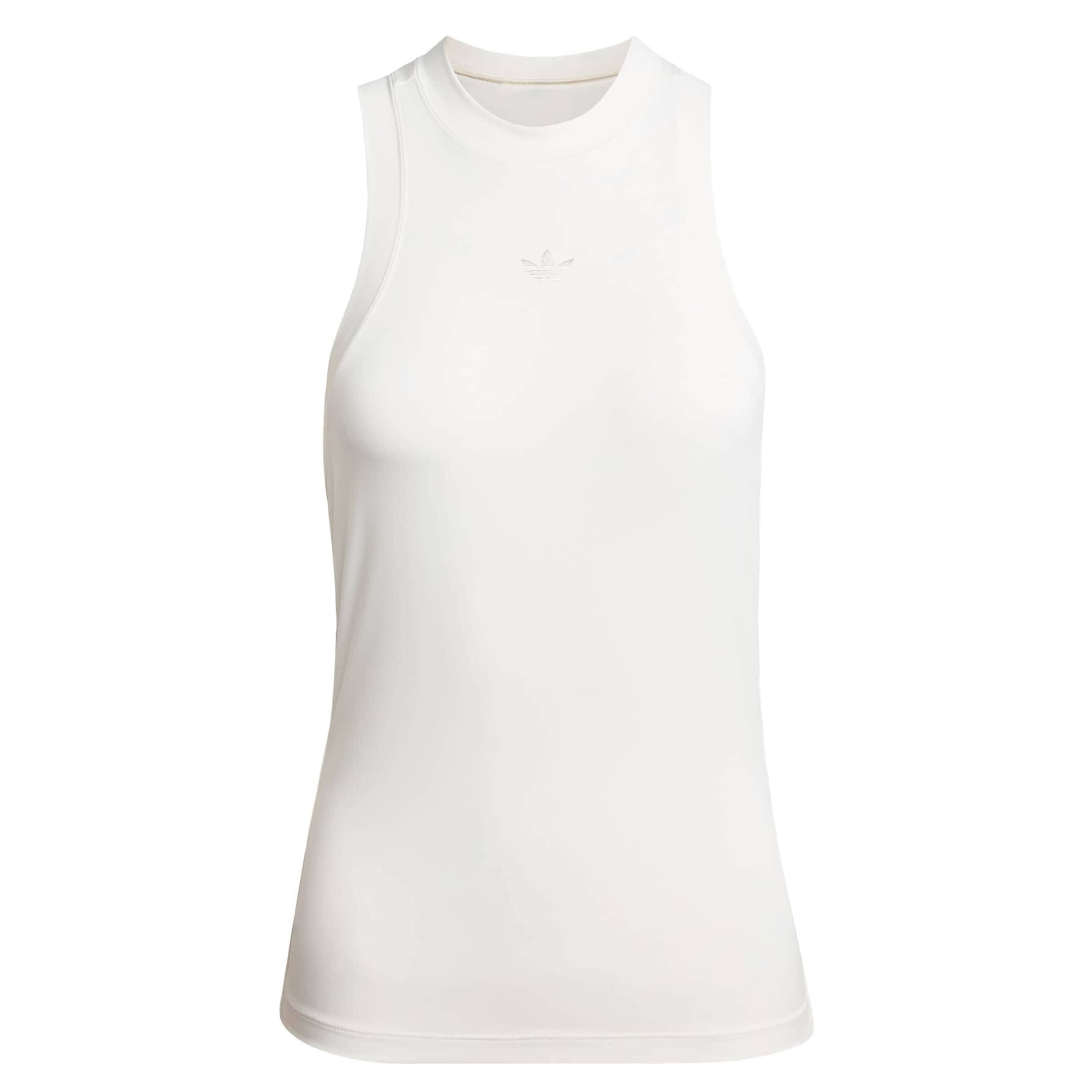 ADIDAS ORIGINALS - Top en blanco: frente