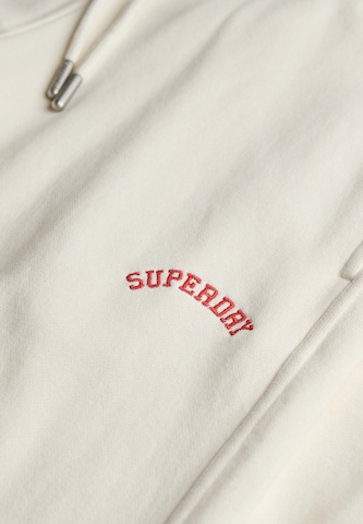 Wide Leg Pantalon 'Essential' Superdry en blanc