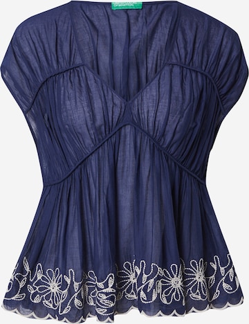 UNITED COLORS OF BENETTON - Blusa en azul: frente
