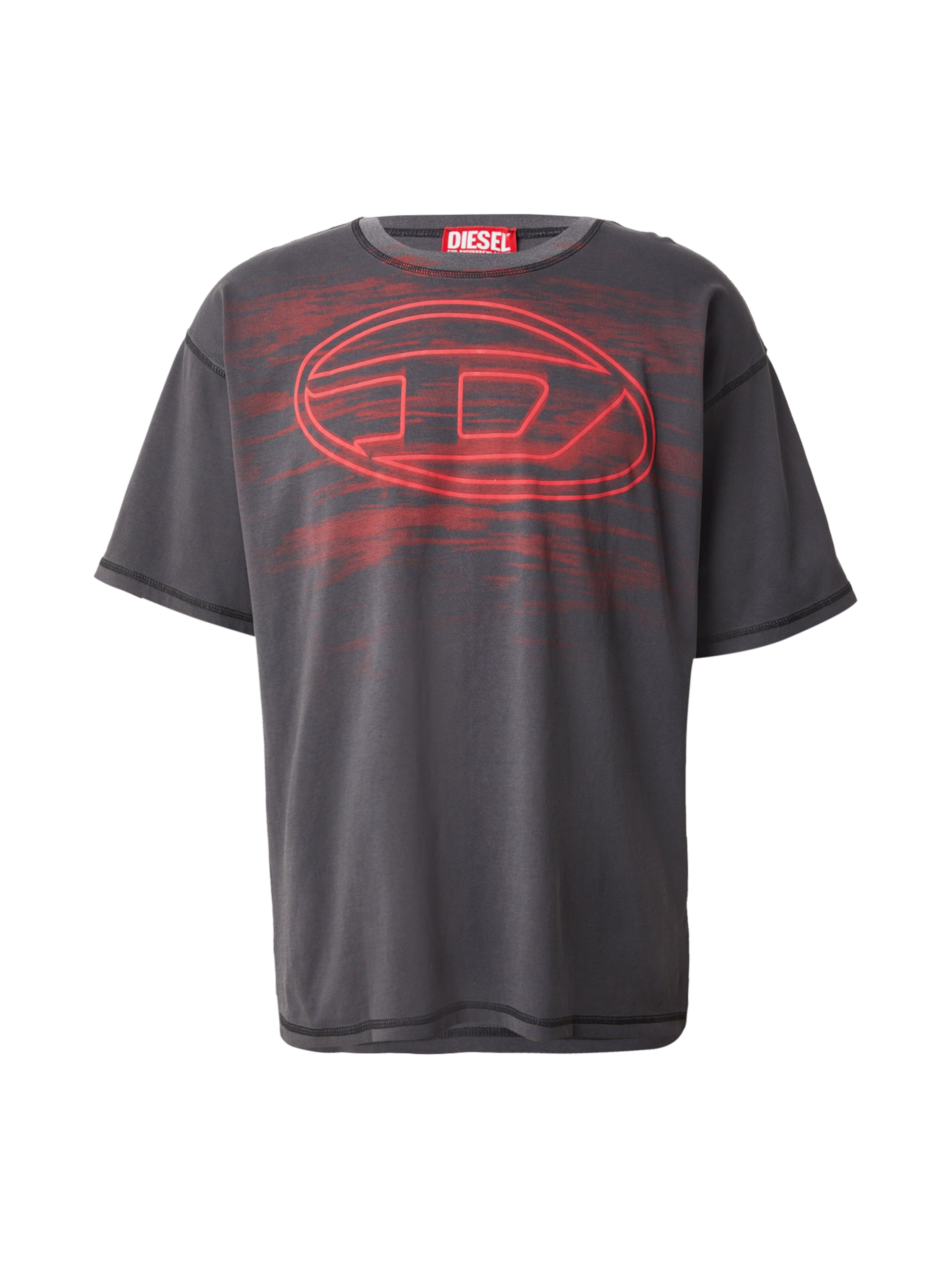 DIESEL - Camiseta 'T-BOXT-T5' en gris: frente