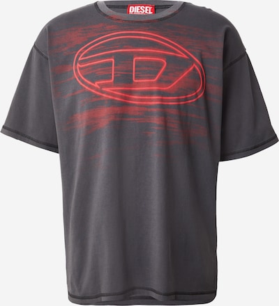 DIESEL Paita 'T-BOXT-T5' värissä harmaa / oranssinpunainen, Tuotenäkymä