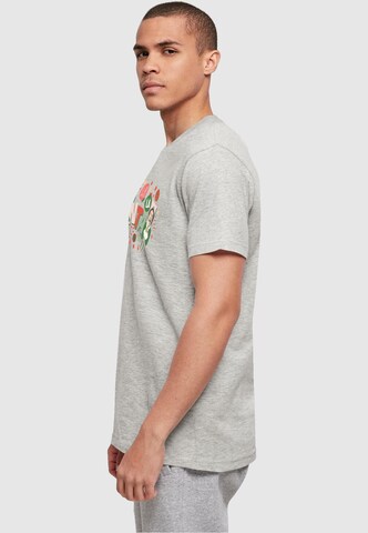 T-Shirt 'Elf - Santa' ABSOLUTE CULT en gris