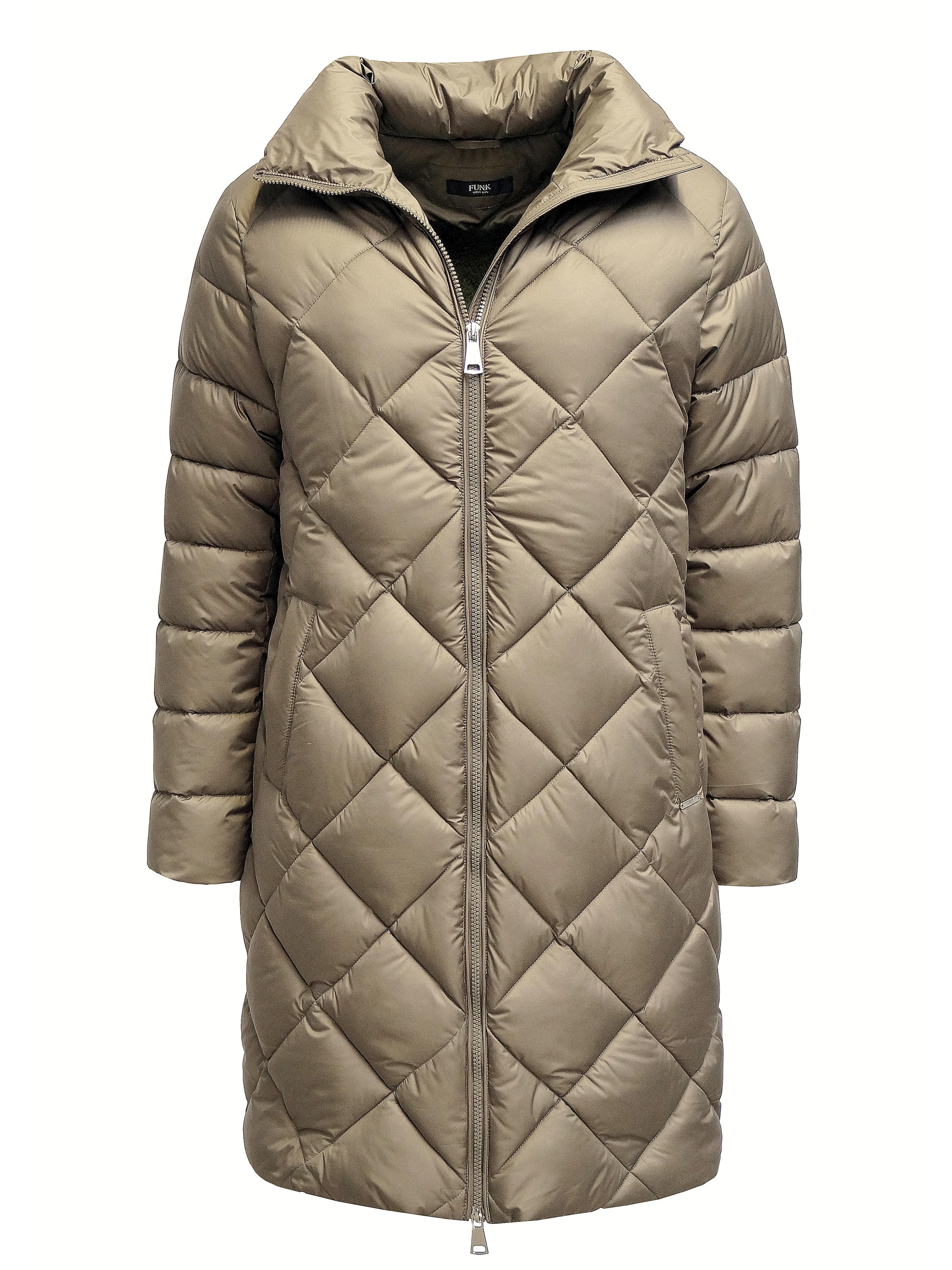 Funk since 1776 Winter Coat in Green: front