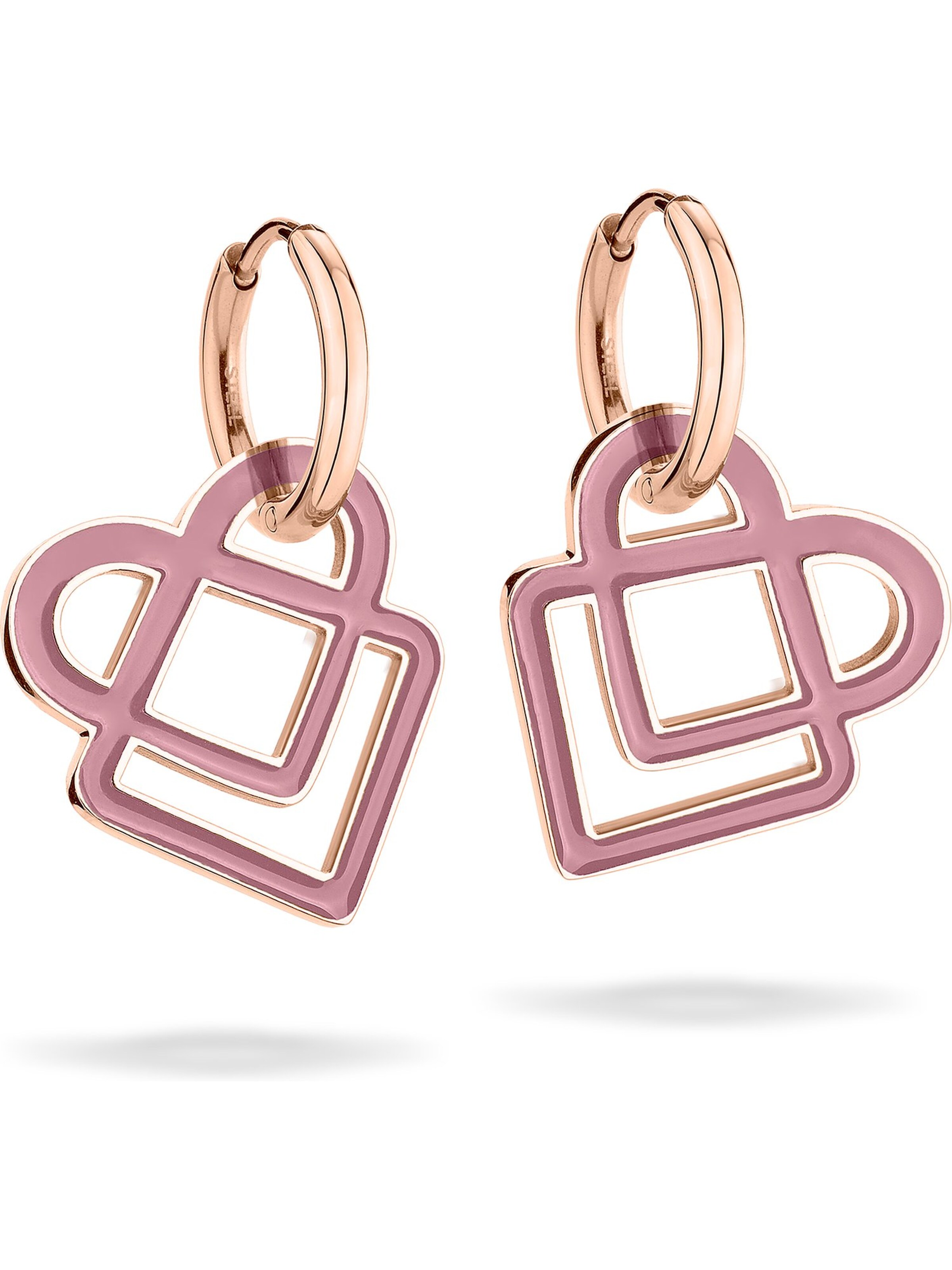 Liebeskind Berlin Boucles d'oreilles en or / rose ancienne, Vue avec produit