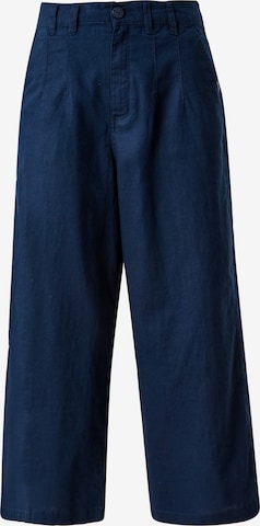 QS Wide leg Pants in Blue: front