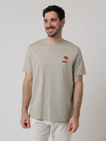 Bavarian Caps Shirt‌‌‌‌‌ in Beige: Vorderseite