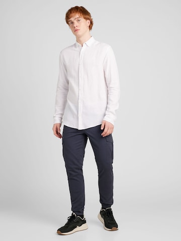 JACK & JONES Regular Fit Hemd 'MAZE' in Weiß