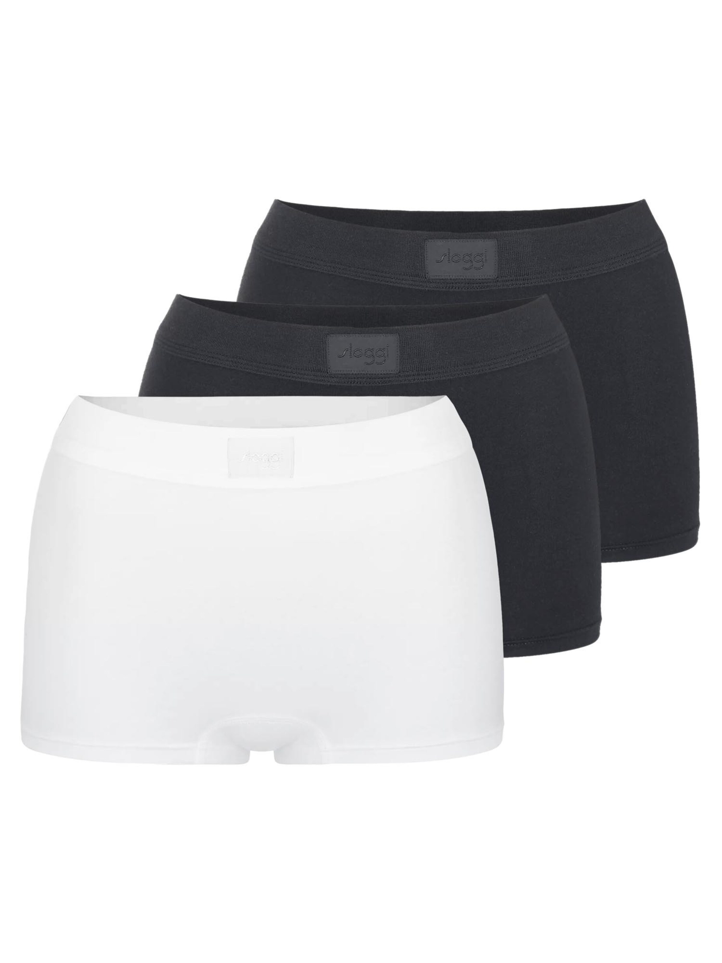 SLOGGI Broekje 'Double Comfort T' in Zwart: voorkant