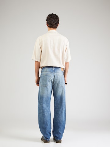 WEEKDAY Lużny krój Jeansy 'Meteor' w kolorze niebieski