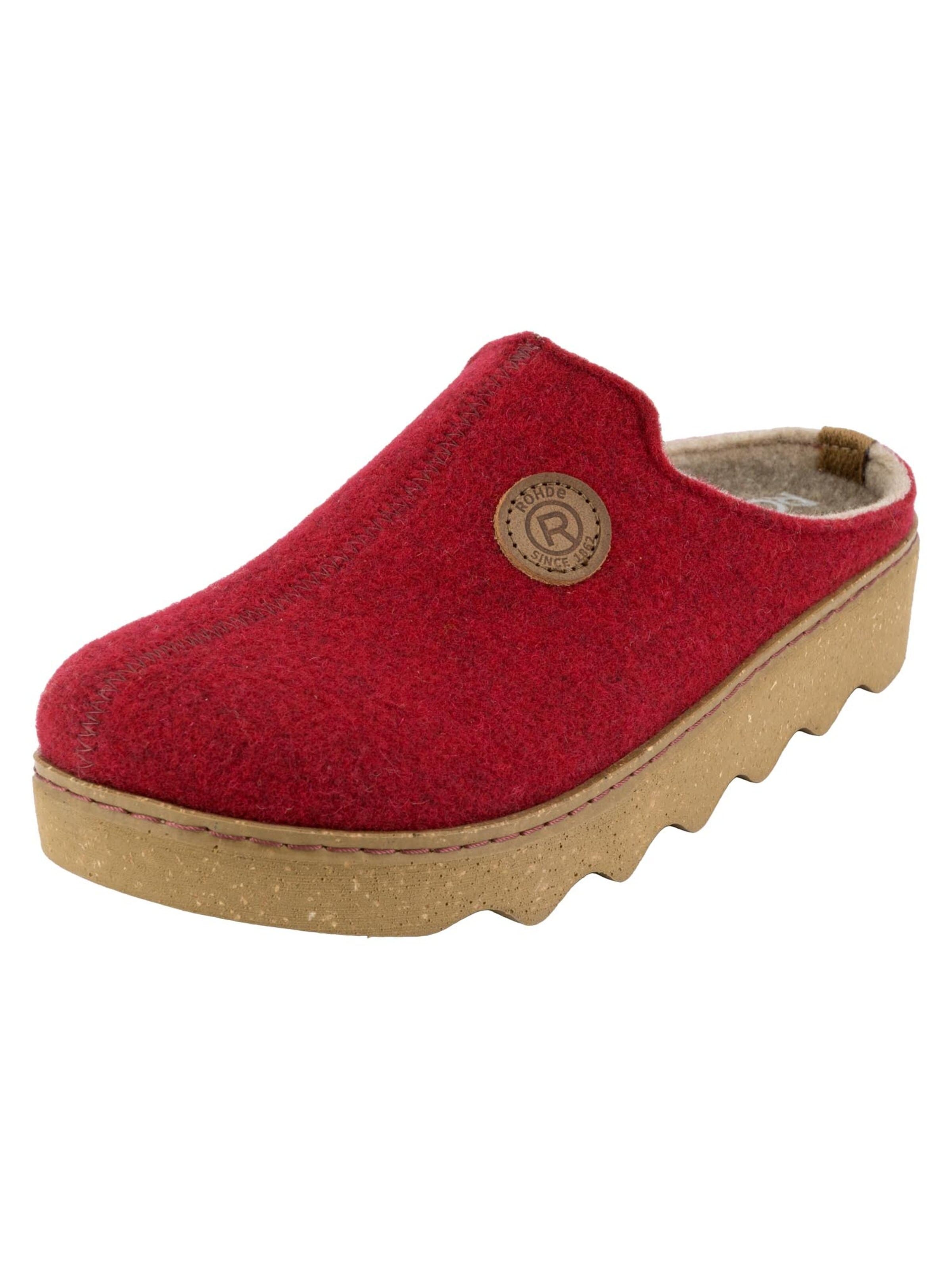 ROHDE Clogs 'Foggia-D' in Rood