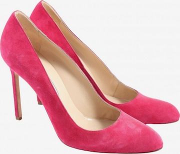 Manolo Blahnik High Heels 39,5 in Pink: predná strana