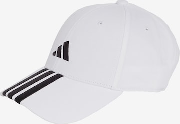 ADIDAS SPORTSWEAR Urhelulippalakki '3-Stripes New Logo Baseball' värissä valkoinen: etupuoli