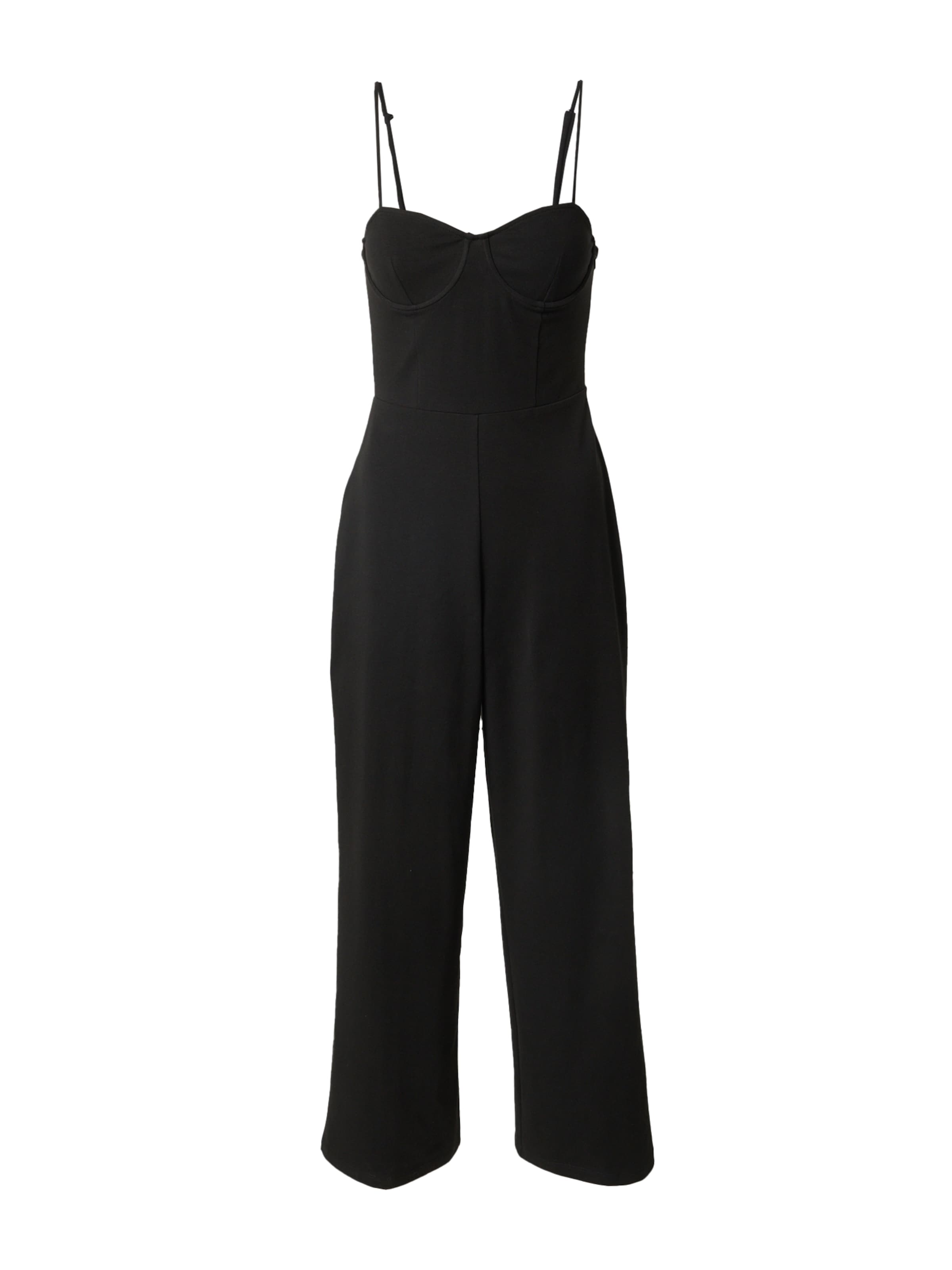 EDITED Jumpsuit 'Catherina' i svart: framsida