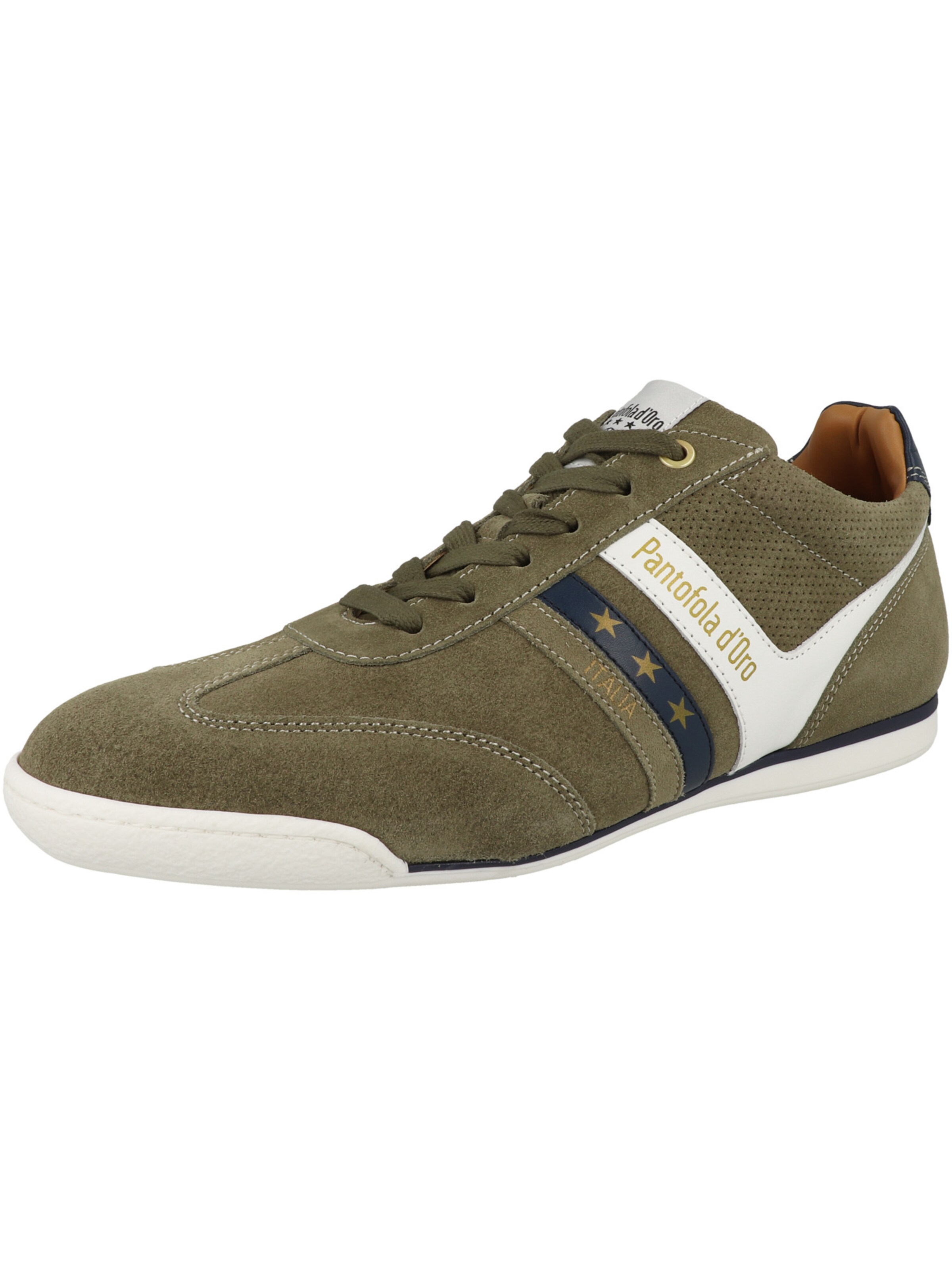 PANTOFOLA D'ORO Platform trainers 'Vasto Suede' in Green