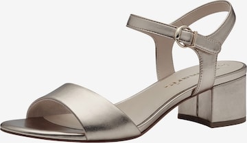 Tamaris - Sandalias en oro: frente