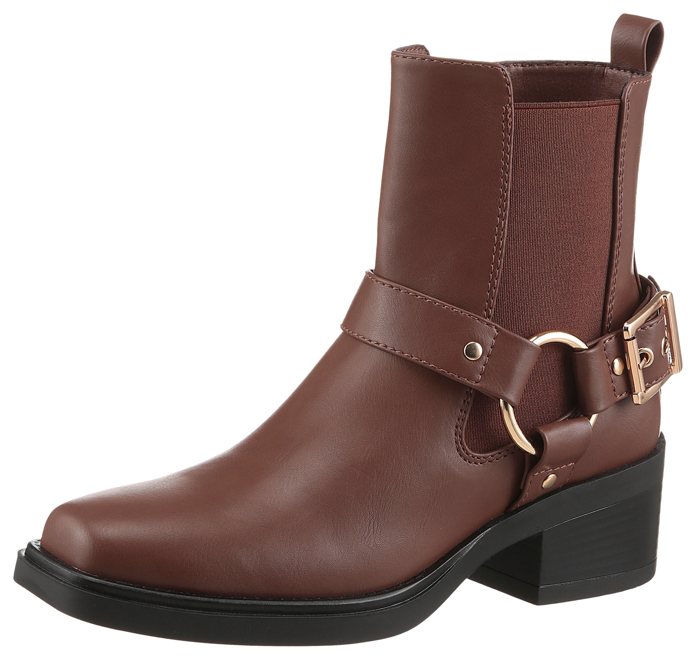 Aniston Ankle Boots in Brown: front