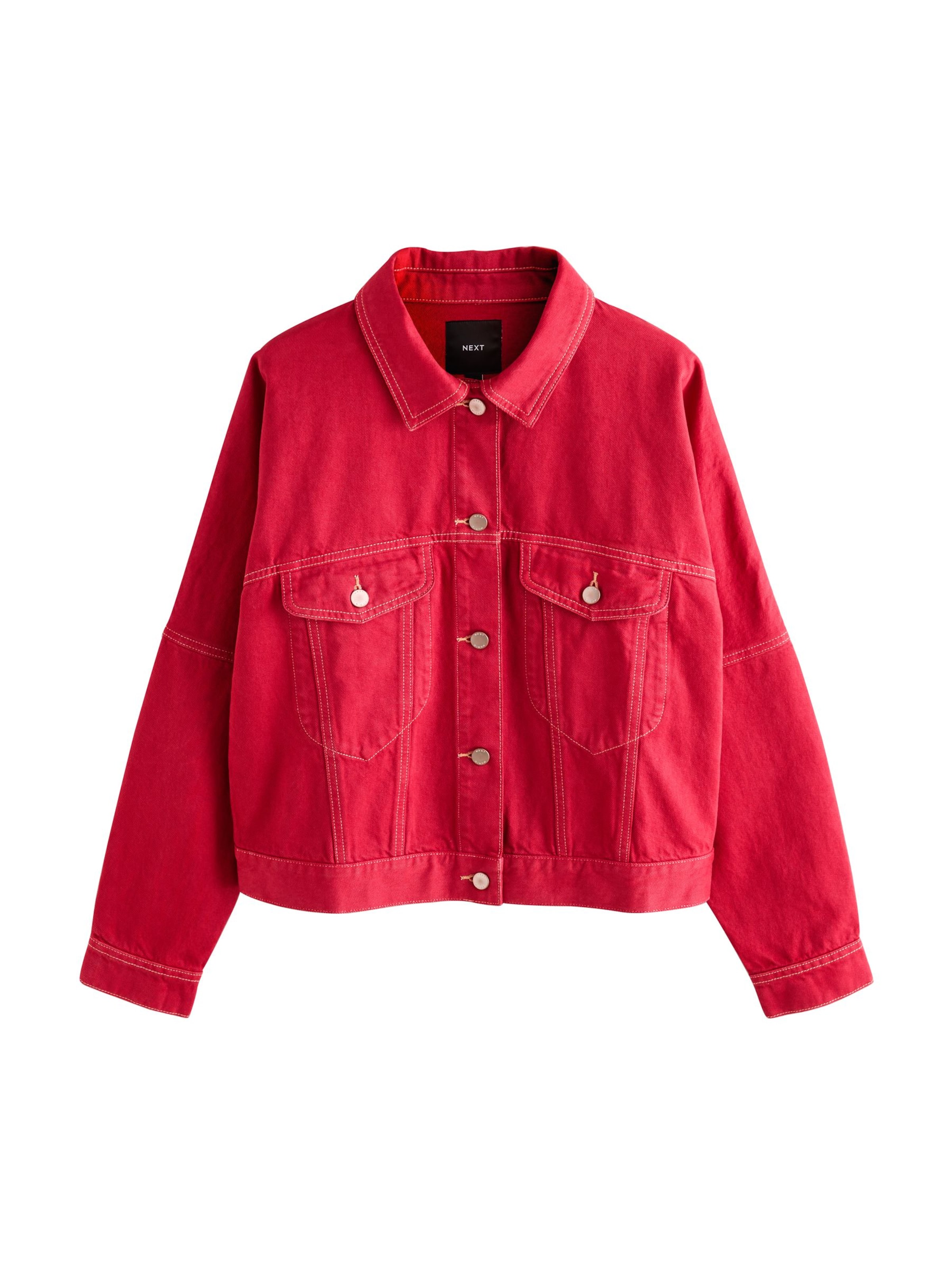 Next - Casaco meia-estação em vermelho: frente