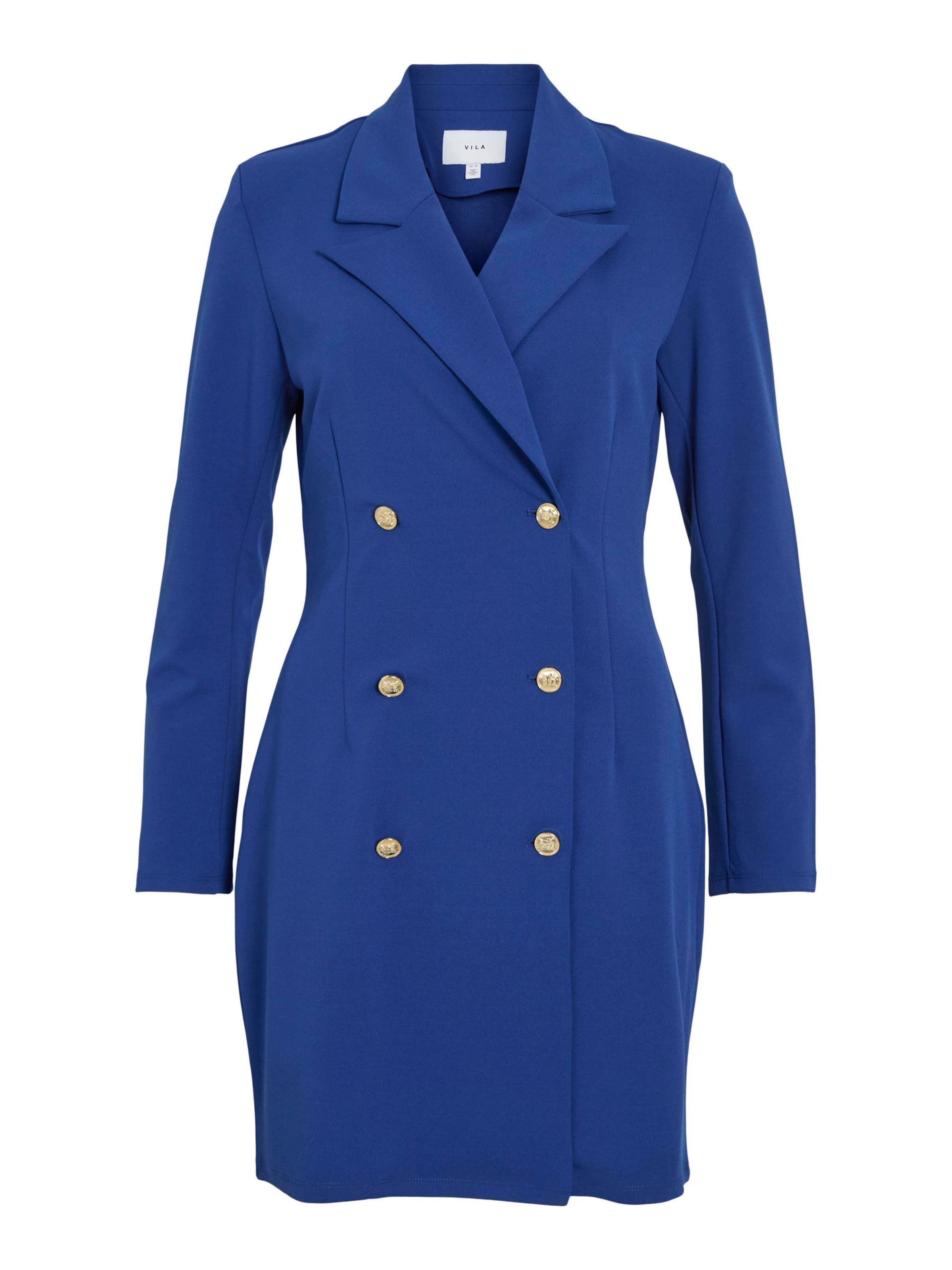 VILA - Vestido en azul: frente