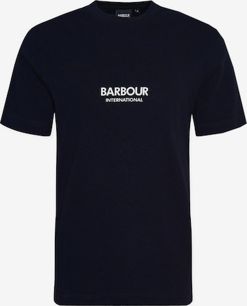 Barbour International Shirt 'Simons' in Schwarz: predná strana