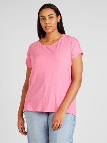 Vero Moda Curve Shirt 'AYA' in Roze: voorkant