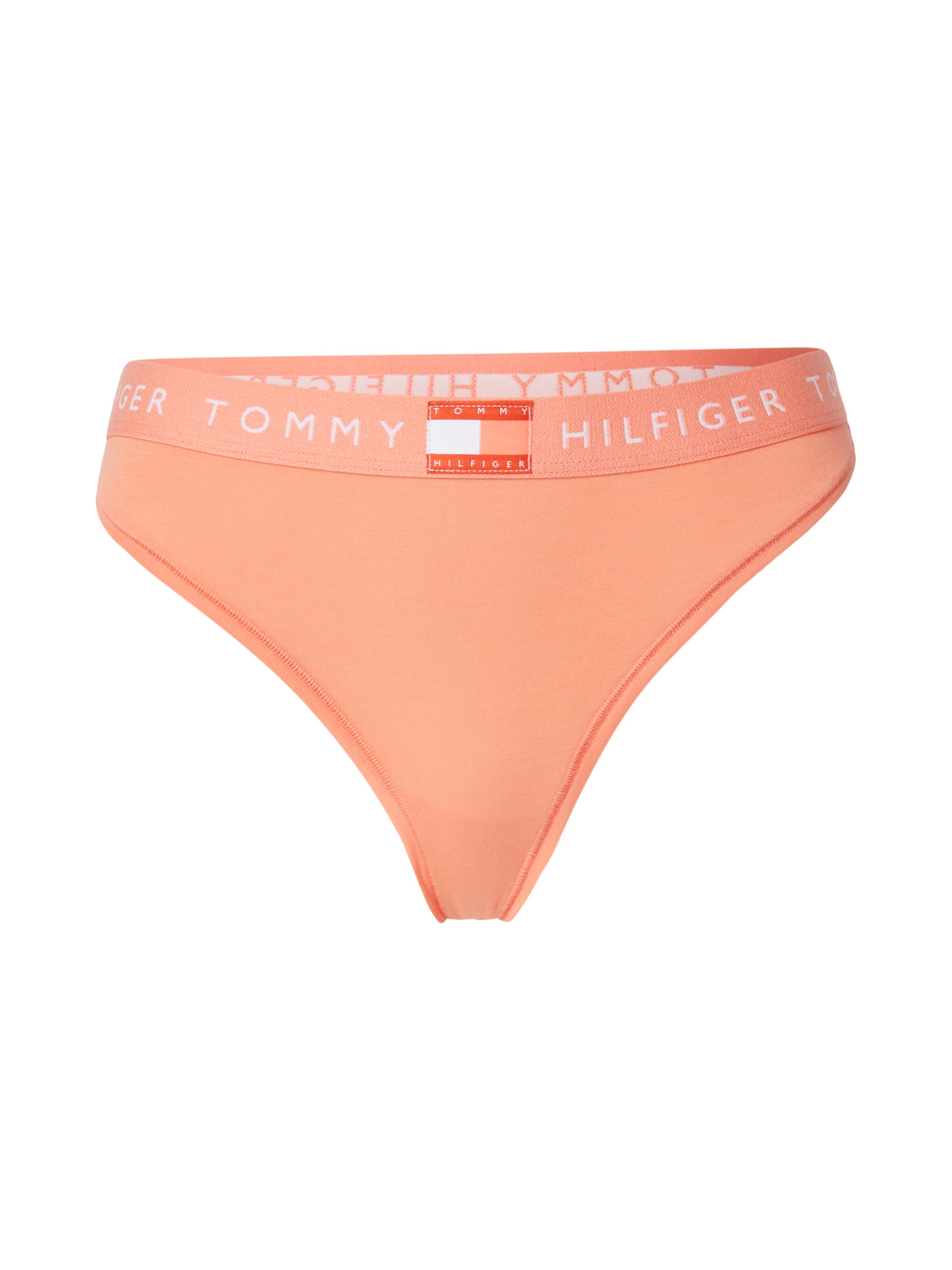 Tommy Hilfiger Underwear Стринг 'CLASSIC' в размер XS в кайсия / сьомга / бяло, Преглед на продукта