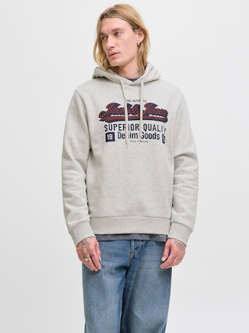 JACK & JONES Sweatshirt in Wit: voorkant