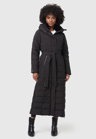 NAVAHOO Χειμερινό παλτό 'Das Teil XIV' σε μαύρο: μπροστά
