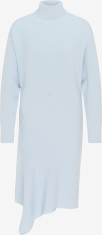 usha WHITE LABEL Gebreide jurk in Blauw: voorkant