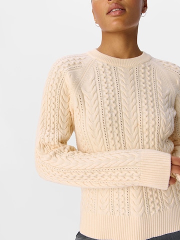 Pull-over 'OBJMeg' OBJECT en beige
