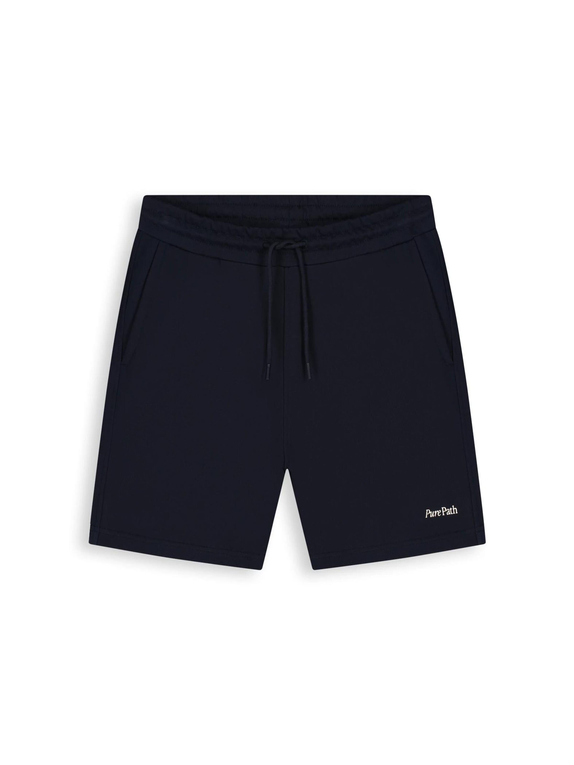 Pure Path Regular Broek in Blauw: voorkant