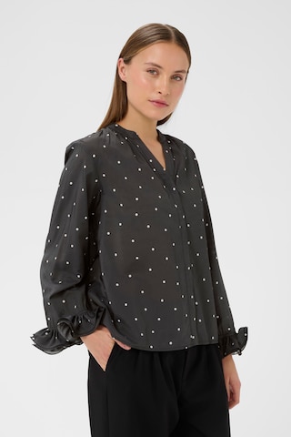 KAREN BY SIMONSEN Blouse in Zwart: voorkant