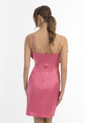 faina Cocktail Dress in Pink