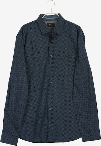 BRAX Button Up Shirt in M in Blue: front