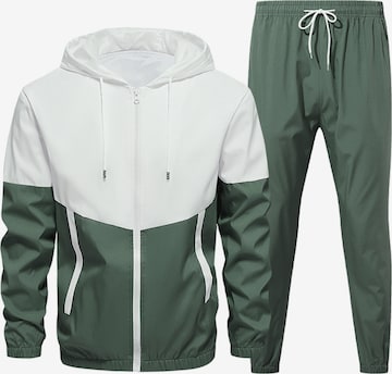 Youthup Sportanzug in Grün: Vorderseite