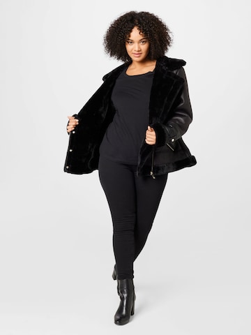 River Island Plus Between-Season Jacket 'MADDOX' in Black