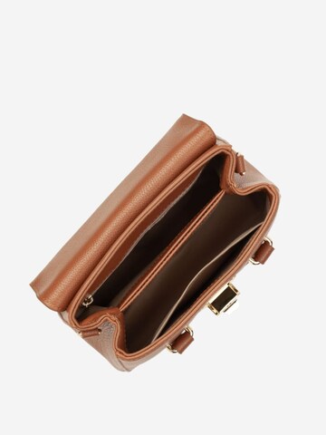 LANCASTER Paris - Malas de tiracolo 'Lancaster Sac à main A rabat avec fermoir Mini Milano Cosmos Camel' em castanho