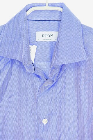 ETON Button Up Shirt in M in Blue