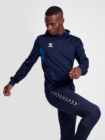 Hummel Sportsweatshirt 'Authentic PL' in Blauw: voorkant